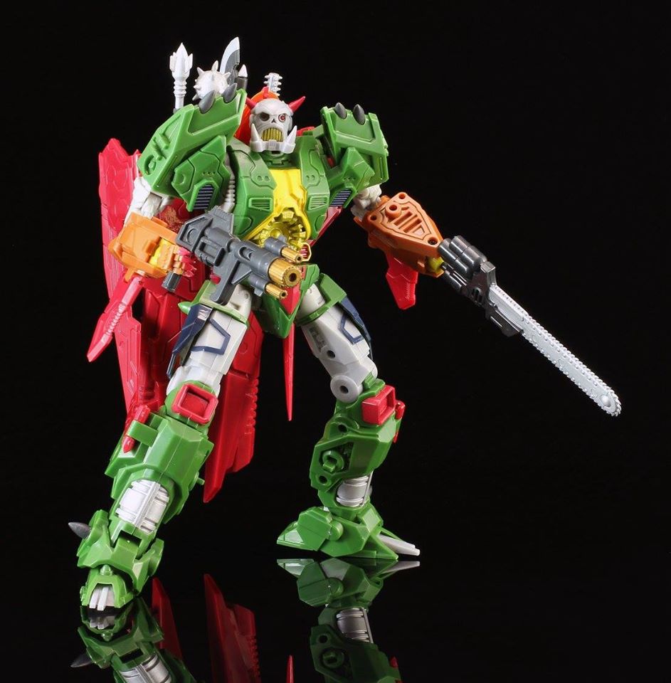 REAL HEAD カオスマンvs宇宙レスラー RealxHead Mutant Chaos Man Green Splatter Black Sofubi Kai